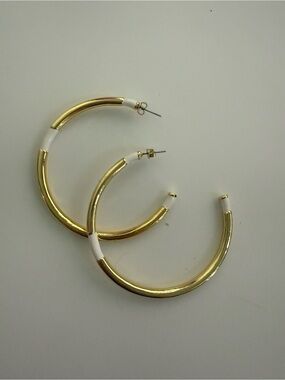 Uncommon James Open Ended Large Gold Hoops